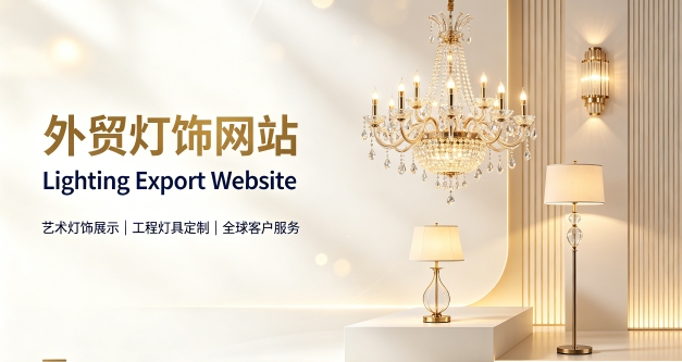 外贸灯饰独立站定制搭建实战案例｜MG冰球突破出口企业双语网站建设制作全流程解析
